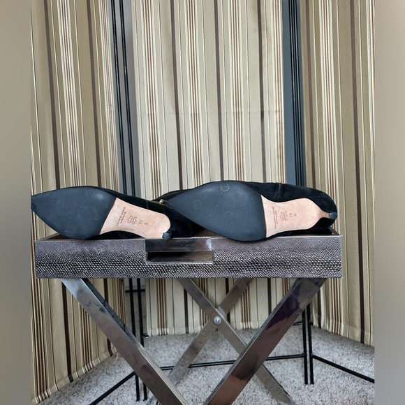 Saks Fifth Avenue black suede boots - Picture 9 of 15